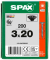 Universalschrauben T10 Senkkopf BLAX 1191040300203 3 mm x 20 mm