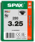 Universalschrauben T10 Senkkopf BLAX 1191040300253 3 mm x 25 mm