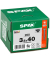 Universalschrauben T20 Senkkopf BLAX 1191040350403 3,5 mm x 40 mm