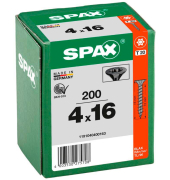 Universalschrauben T20 Senkkopf BLAX 1191040400163 4 mm x 16 mm