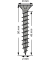 Universalschrauben T20 Senkkopf BLAX 1191040400503 4 mm x 50 mm