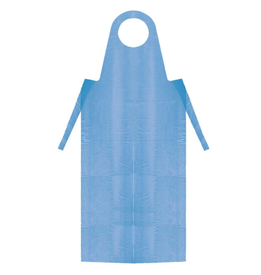 unisex Überwurfschürze blau Einheitsgröße