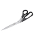 Papierschere Professional, Edelstahl, rostfrei, 26cm, schwarz