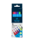 Kugelschreiber Slider Edge 407765, blau / schwarz / rot / hellgr&uuml;n / pink / violett, 0,7mm, Einweg