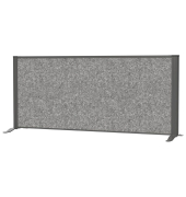 Sideboard-Trennwand MAULconnecto 120x50 cm Akustik dunkel