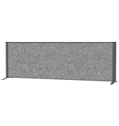 Sideboard-Trennwand MAULconnecto 160x50 cm Akustik dunkel