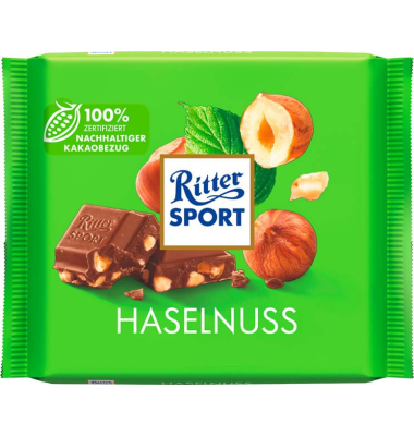 Haselnuss Schokolade 100,0 g Haselnuss Schokolade 100,0 g