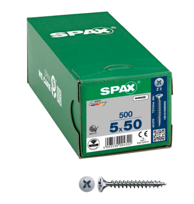 Universalschrauben Z2 Senkkopf WIROX 1081010500505 5 mm x 55 mm