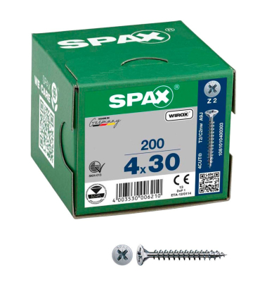 Universalschrauben Z2 Senkkopf WIROX 1081010400303 4 mm x 30 mm
