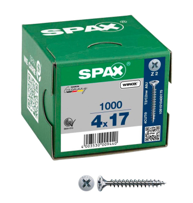 Universalschrauben Z2 Senkkopf WIROX 1081010400175 4 mm x 17 mm