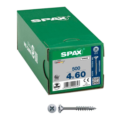 Universalschrauben Z2 Senkkopf WIROX 0291010400605 4 mm x 60 mm