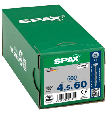 Universalschrauben Z2 Senkkopf WIROX 0291010450605 4,5 mm x 60 mm