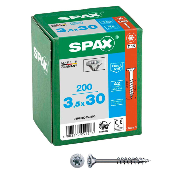 4003530091803 - R 88091 Senkkopf T-STAR TG 197000350303 Senkschrauben 35 mm 30 mm T-Profil 88091 Edelstahl A2 200 St 4003530091803 - R 88091 Senkkopf T-STAR TG 197000350303 Senkschrauben 35 mm 30 mm T-Profil 88091 Edelstahl A2 200 St