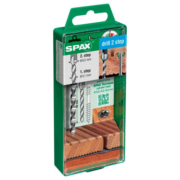 4003530189388 - Spax Terrassen-Stufenbohrer HSS Drill 2 step Ø 41 und 65 mm 4003530189388 - Spax Terrassen-Stufenbohrer HSS Drill 2 step Ø 41 und 65 mm