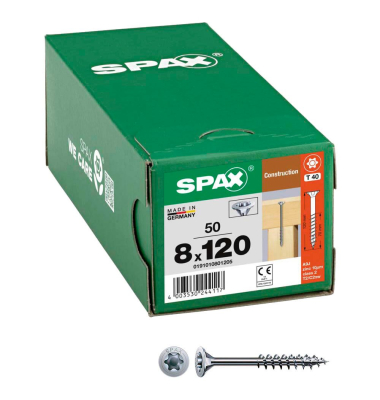 Holzbauschrauben T40 Senkkopf WIROX 0191010801205 8 mm x 120 mm