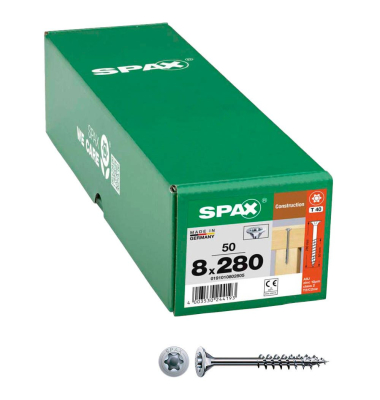 Holzbauschrauben T40 Senkkopf WIROX 0191010802805 8 mm x 280 mm