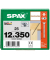 Holzbauschrauben T50 Senkkopf WIROX 1201011203505 12 mm x 350 mm