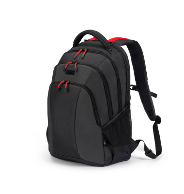 Laptop-Rucksack SEEKER II Kunstfaser schwarz, rot 23,5 l bis 40,6 cm (16 Zoll)