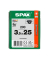 Universalschrauben T20 Senkkopf BLAX 1191040350253 3,5 mm x 25 mm