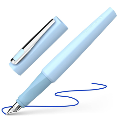 Füller Tomo M ice blue Karton-Etui 1 Stück
