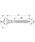 Universalschrauben Z2 Senkkopf WIROX 0271010450455 4,5 mm x 45 mm