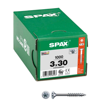 Universalschrauben T10 Senkkopf WIROX 0191010300305 3 mm x 30 mm