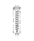 Universalschrauben T20 Senkkopf WIROX 1191010450505 4,5 mm x 50 mm