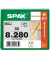 Holzbauschrauben T40 Senkkopf WIROX 1201010802805 8 mm x 280 mm