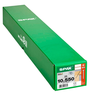 Holzbauschrauben T50 Senkkopf WIROX 1201011005505 10 mm x 550 mm