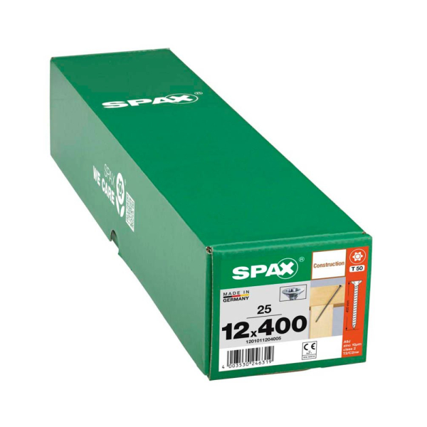 4003530246319 - Holzbauschrauben T50 Senkkopf WIROX 1201011204005 12 mm x 400 mm 4003530246319 25 Stück 4003530246319 - Holzbauschrauben T50 Senkkopf WIROX 1201011204005 12 mm x 400 mm 4003530246319 25 Stück
