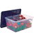 Aufbewahrungsbox 100135772, Kunststoff transparent/blau