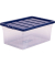 Aufbewahrungsbox 100135772, Kunststoff transparent/blau