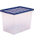 Aufbewahrungsbox 100135773, Kunststoff transparent/blau