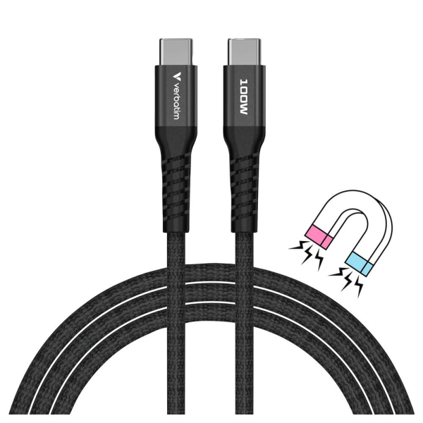 0023942318637 - 31863 Kabel und Adapter -Kommunikation- Sync&Charge 100W 120cm USB-C USB-C Magnetic schw 31863 31863 0023942318637