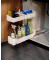 KITCHEN SIDE PULL-OUT SET Schubladen weiß 48,5 x 21,0 x 45,0 cm