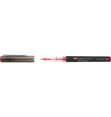 Free Ink Tintenroller grau 1,5 mm, Schreibfarbe: rot