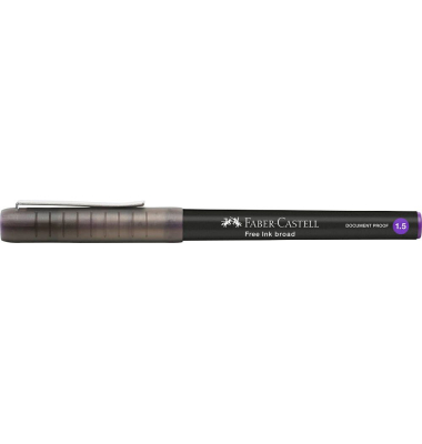Free Ink Tintenroller grau 1,5 mm, Schreibfarbe: violett