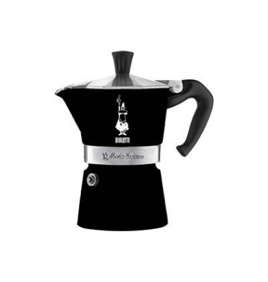 Moka Express 6 Espressokocher schwarz, 6 Tassen