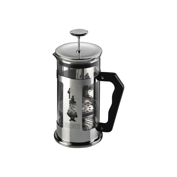 8006363998321 - Preziosa French-Press - Kaffee- und Teebereiter - silber schwarz - Edelstahl Glas - 350ml