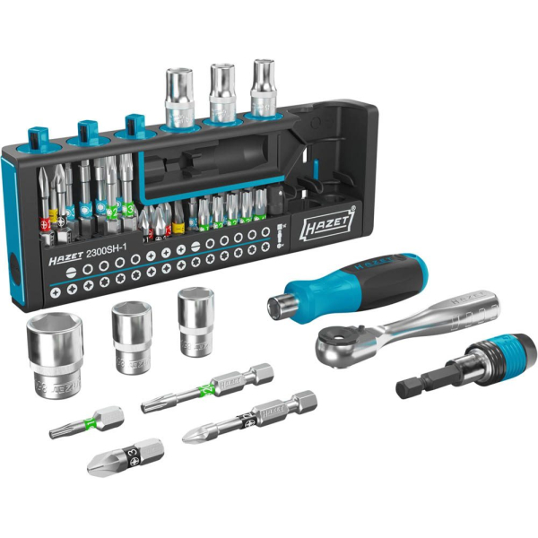 4000896246588 - SmartHolder 2300SH-1 Bit-Set 39teilig Schlitz Kreuzschlitz Phillips Kreuzschlitz Pozidriv Innen-Sechskant Innen-TORX Außen-Sechskant inkl Bithalter 4000896246588 - SmartHolder 2300SH-1 Bit-Set 39teilig Schlitz Kreuzschlitz Phillips Kreuzschlitz Pozidriv Innen-Sechskant Innen-TORX Außen-Sechskant inkl Bithalter