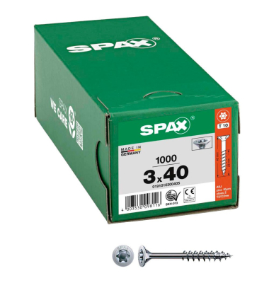 Universalschrauben T10 Senkkopf WIROX 0191010300405 3 mm x 40 mm