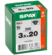 Universalschrauben T20 Senkkopf BLAX 1191040350203 3,5 mm x 20 mm