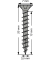 Universalschrauben T20 Senkkopf BLAX 1191040350203 3,5 mm x 20 mm