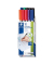 Folienstift Lumocolor, 316 B10, 6-farbig sortiert, 0,6mm, Rundspitze, teils nachf&uuml;llbar