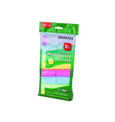 Mirofasertuch 6660 sort 8St