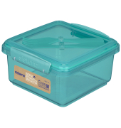 Brotdose Lunch Plus, 02165236, farbig sortiert, ohne, 1 Set, 1,2 L