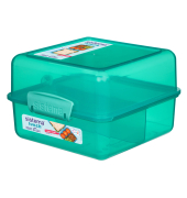 Brotdose Lunch W&uuml;rfel, 00031735, farbig sortiert, ohne, 1,4 L