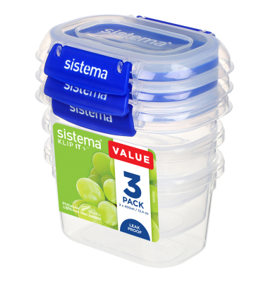 Frischhaltebox KLIP IT PLUS 00881543 400ml 3St