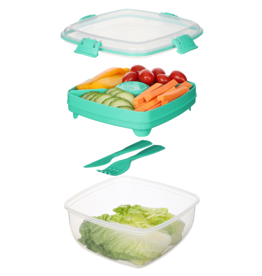 Frischhaltebox Salad TO GO 00021356 1,1l sort