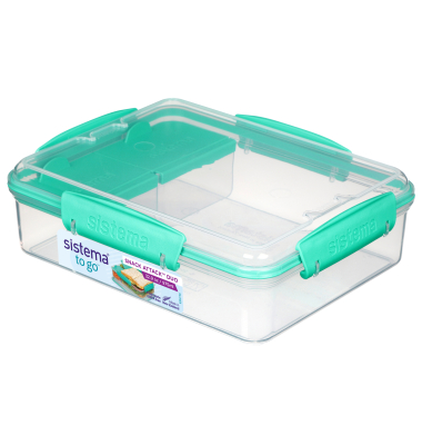 Lunchbox Snack Attack Duo TO GO 00021482 975ml sort